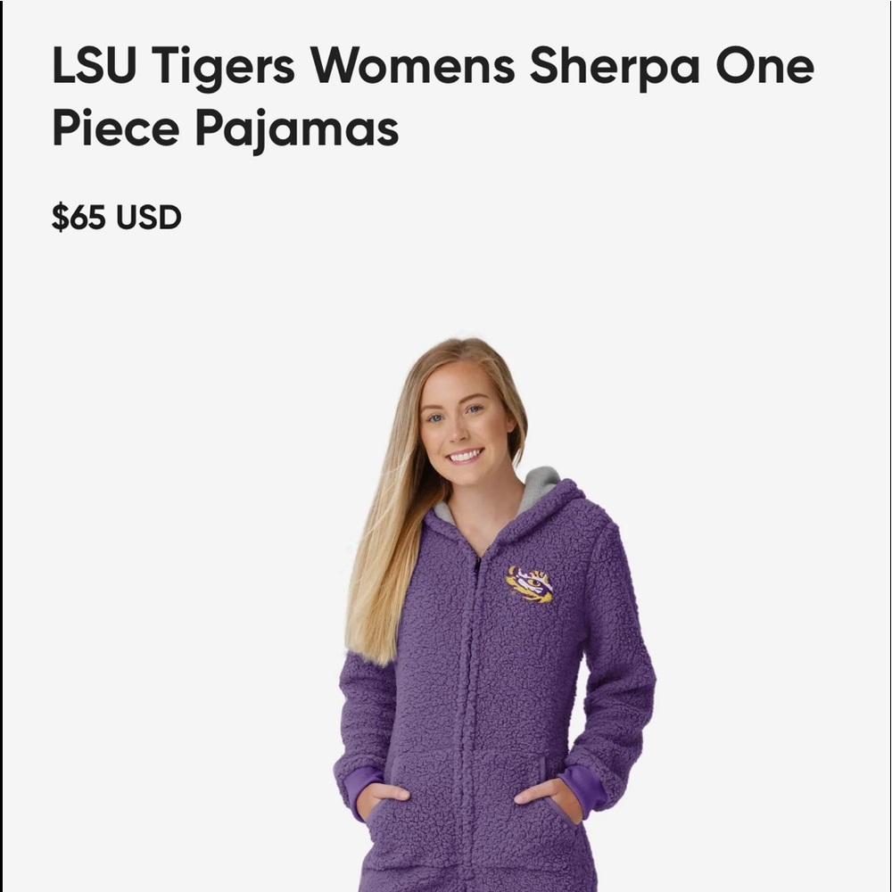 LSU onesie !!!